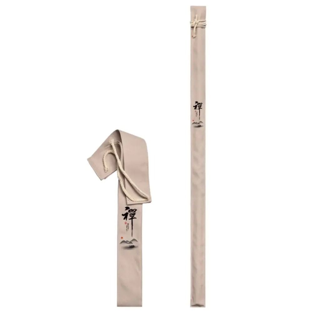 130cm Folding Fishing Bag Canvas Fishing Tackle Bag Crossbody Fishing Rod Bag  Utility Storage