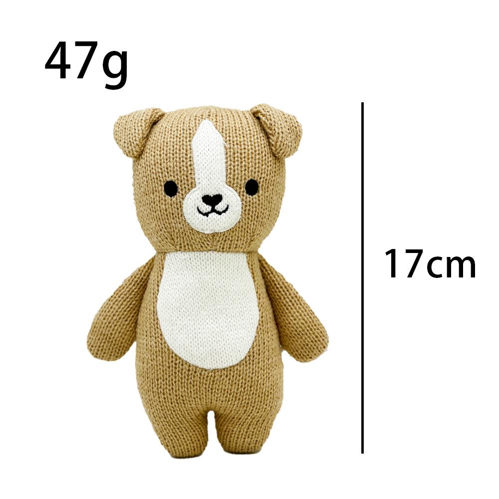 New Fashion Children's Toys Crochet Knitted Animal Series Plush Dolls