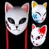 Japanese Anime Demon Mask Cosplay Sabito Makomo ABS Masks Halloween Party Costume Props