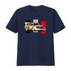Klassisches Sport quattro S1 E2 Rallye Rennwagen Design T-Shirt für Motorsport-Enthusiasten vintage gewaschen stilvoll