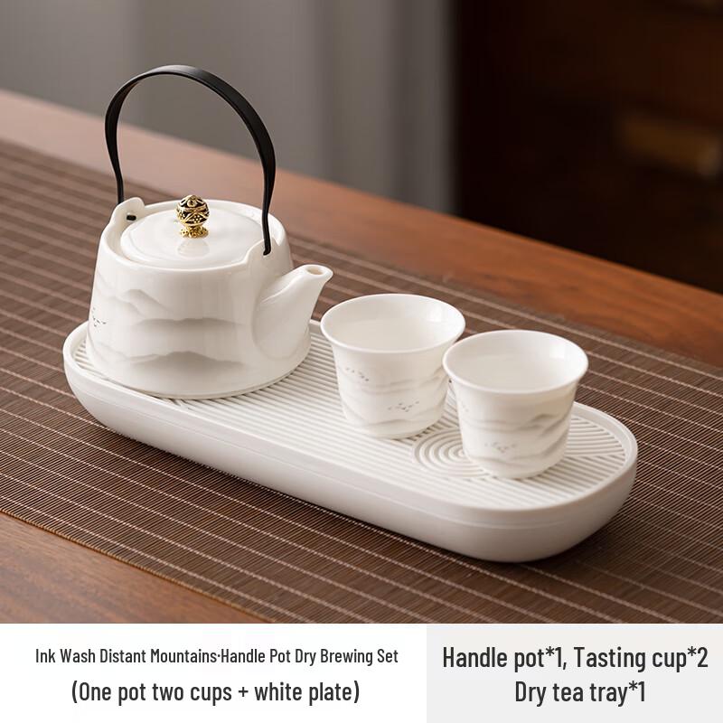 Handmade Enamel Cloisonne Ceramic Tea Set
