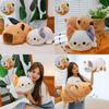Charming Brown Capybara Plush Doll Cat Transformation Soft Toy For Kids Gift