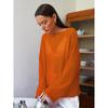 BITCED Moda Donna Casual Tinta Unita Stampa Manica Lunga Girocollo Camicie & Bluse