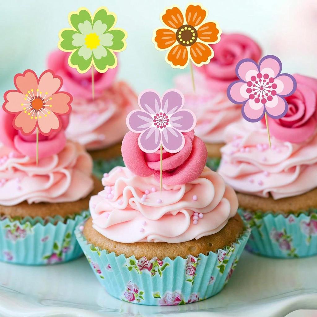 Roll-shaped flower-shaped decorative stickers for gift boxes - PVC self-adhesive labels - 500 stickers