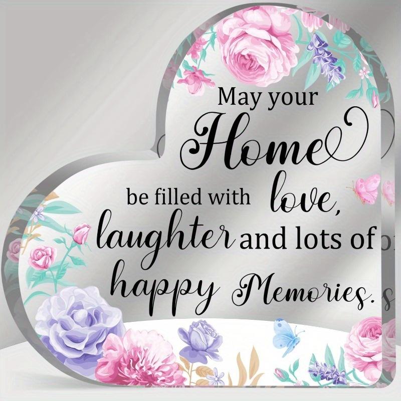 

Акриловая табличка «Сладкий дом» - Уникальный подарок на новоселье для новых домовладельцев чистый