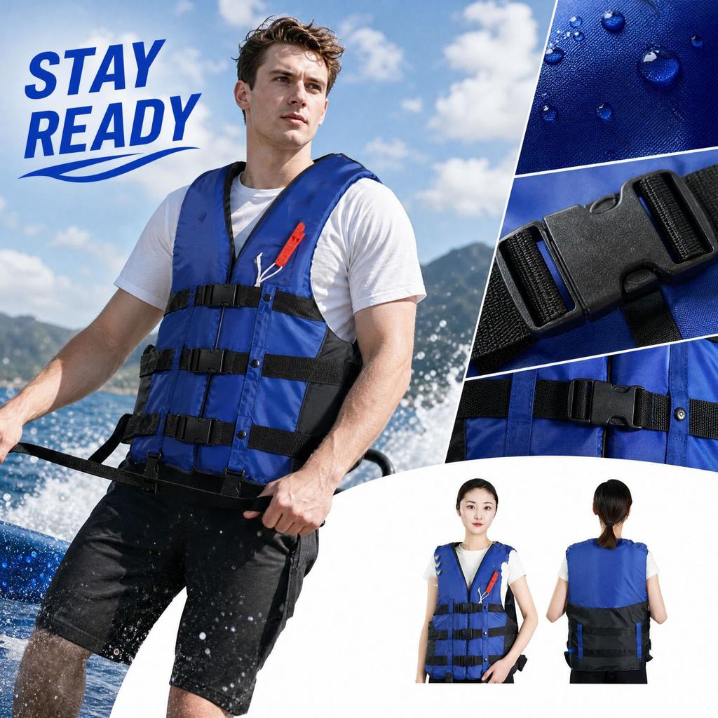 Chaleco Salvavidas de Emergencia, Azul
