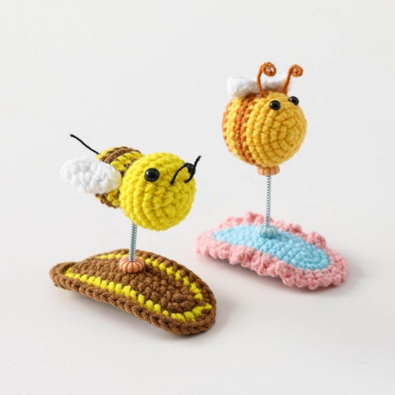 Creative Hair Clips Small Crochet Hairwear Accessories for Little Kids