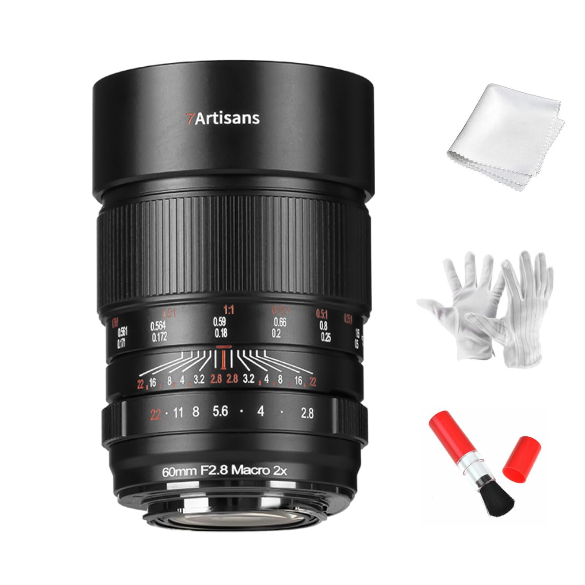 

7ARTISANS 60mm 2X Macro Large Aperture Full Frame Manual Focus Lens E F2.8 (Sony Mount)