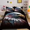 3D Eagle Printing Duvet Covers Children Teens Home Bedclothes Single Twin Bedroom Decor Polyester Bedspreads