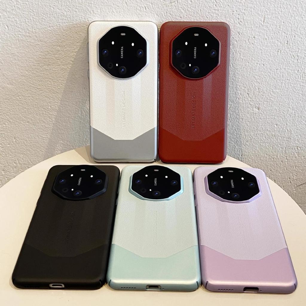 Anwendbar auf Huawei Mate60pro Neue Handyhülle Mate60RS Echtes Leder Ultradünn 70pro High-End Herren- und Damenstil