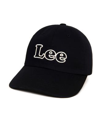 LEE Vintage Logo Cotton Ball Cap Black