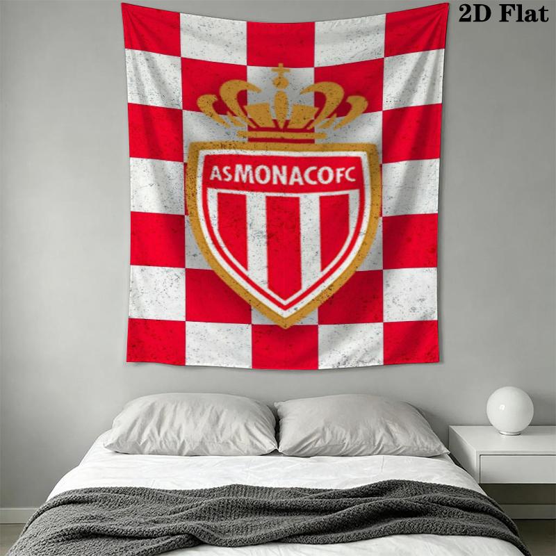 AS Monaco F Wall Tapestry Aesthetic Wall Hanging Printed Fabric Blanket Decorative Tapestries for Bedroom Living Room Home Decor