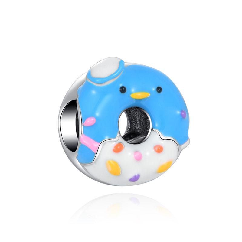 

Europe NEW copper Love Frog Angel Nurse Mouse Charm Colorful Heart Stone Bead Compatible With Authentic Bracelets Jewellery Gift