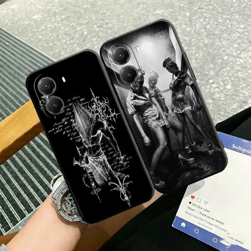 Silent Hill Horror Theme Soft Phone Case for Xiaomi Poco X5 X6 X7 X8 Pro Max X3 F7 F8 Ultra M8 M7 M6 M5 Redmi 15 15C 14C 13C 12C