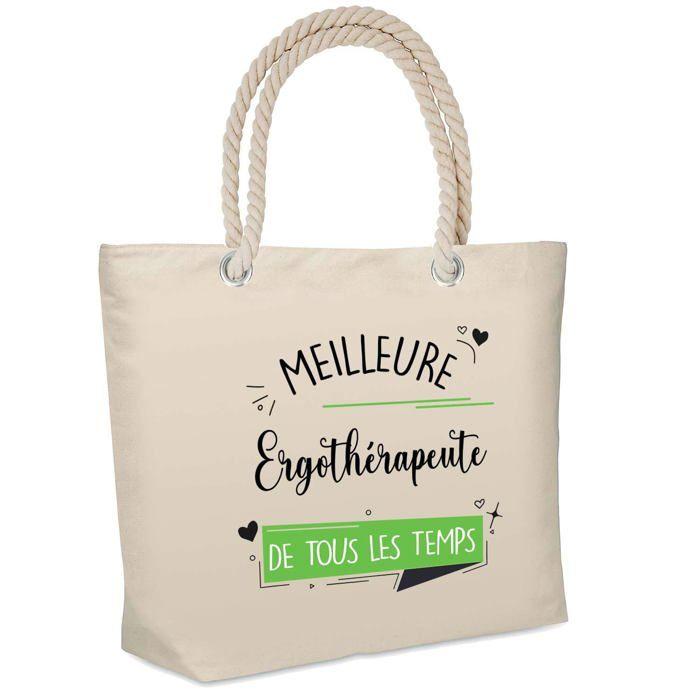 Sac isotherme Ergothérapeute Meilleure de tous les temps Femme | Glacière Souple Cadeau Femme Lunch Bag Travail Plage Pique-nique