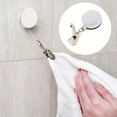 Itechjoy'S Towel Rack Is Suitable for Bathrooms, Bedrooms, And Kitchens. It Features an Automatic Retractable Design