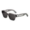 Dior Original Design Acetate Metal Rectangular Sunglasses Unisex Sunglasses Gray DOBLS1IXR_45A0
