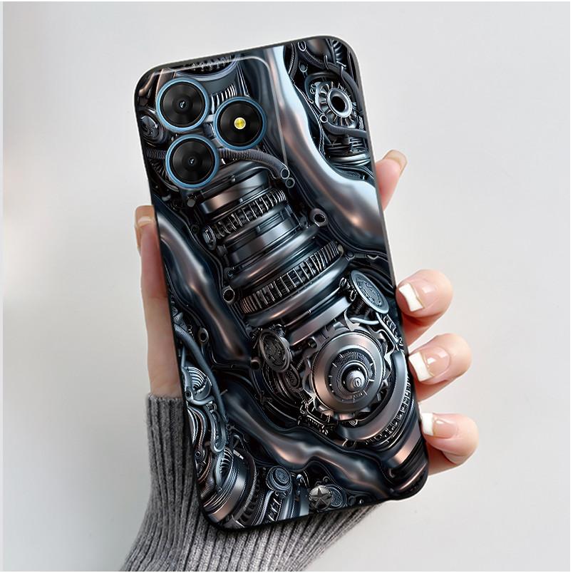 Für Blackview Oscal Flat 2 2C 1C Handyhülle Luxuriös Niedlich Cool Weiches TPU Silikon Rückabdeckung für Oscal Flat2 Flat2C Flat1C Hüllen
