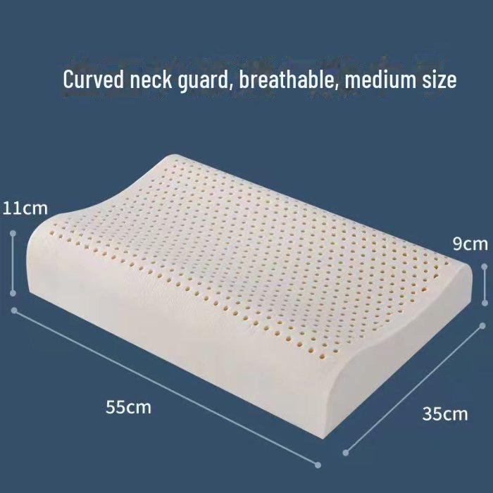 Natural Thai Latex Cervical Pillow - Ideal for Adults & Gifts