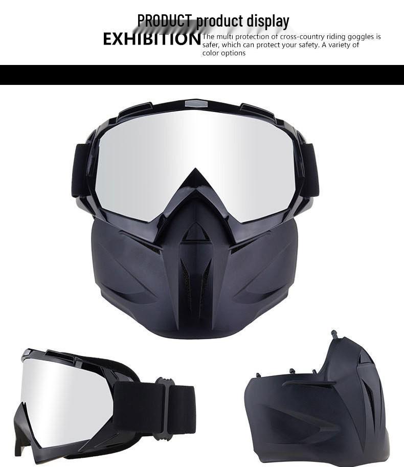 Off-Road Motorcycle Goggles: Exclusive Face Shield Protective Eyewear for Outdoor Use