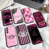 J-Juicy C-Couture L-Leopard   Phone Case For Samsung Galaxy A73,A72,A71,A70,A53,A52,A51,Others Soft Black Shell