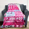14Th Birthday Celebration Multi-purpose Blanket Comfortable Ure Versatile Picnics Four Seasons Universal Warmthful Decor and Friends Y8