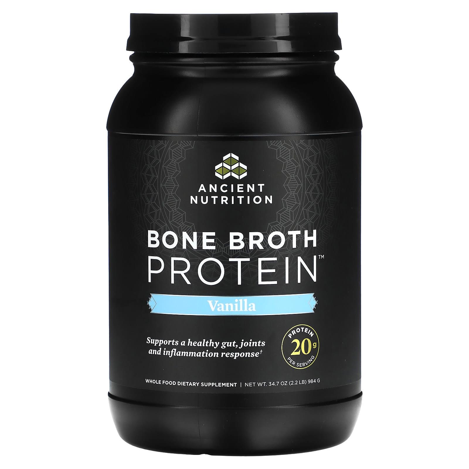 

Bone Broth Protein, Vanilla, 1008G (2.22Lbs)