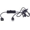 1Pc Usb-kabel Männlich Zu Weiblich Schalter Auf Aus-kabel Toggle Led Lampe Power Linie 2M