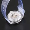 Good Sport Band PVC New Women Transparent Analog Stainless Steel Wrist Watch Watches Quartz