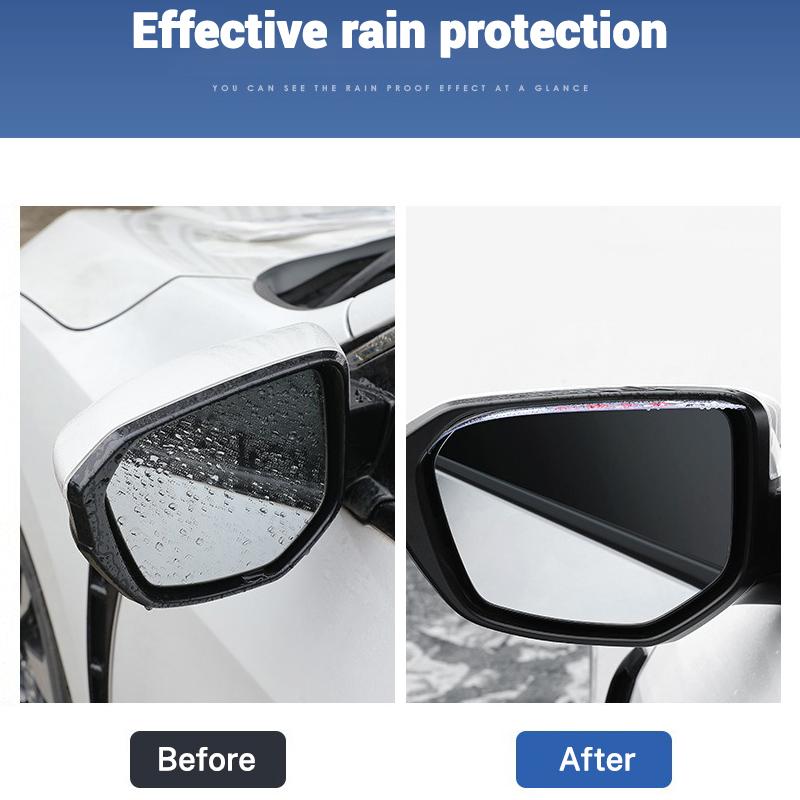 2PCS Car Rearview Mirror Rain Eyebrow Rain Shield For Opel Astra H G J Insignia Mokka Zafira Corsa Vectra B C D Car Accessories