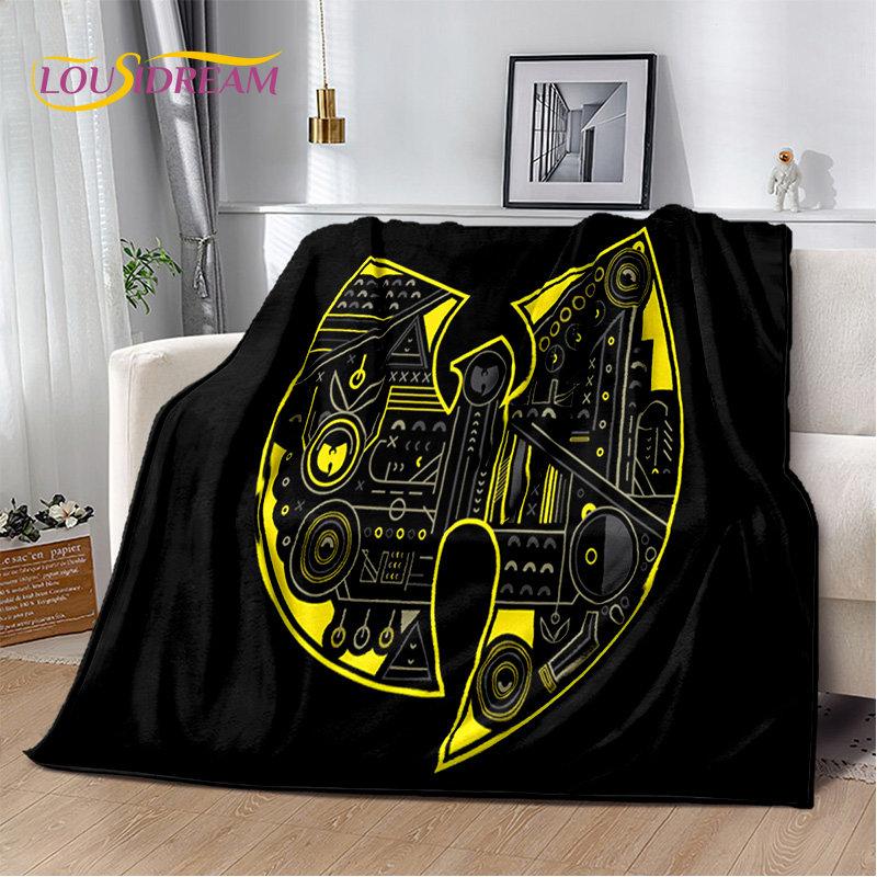Wu T-TANG Clans Series Sign Soft Plush Blanket,Flannel Blanket Throw Blanket for Living Room Bedroom Bed Sofa Picnic Cover Kids