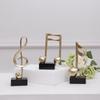 Resin Musical Notes Model Ornaments Living Room Wine Cooler TV Cabinet Desktop Decorative Crafts Desk Ornaments Home Decor