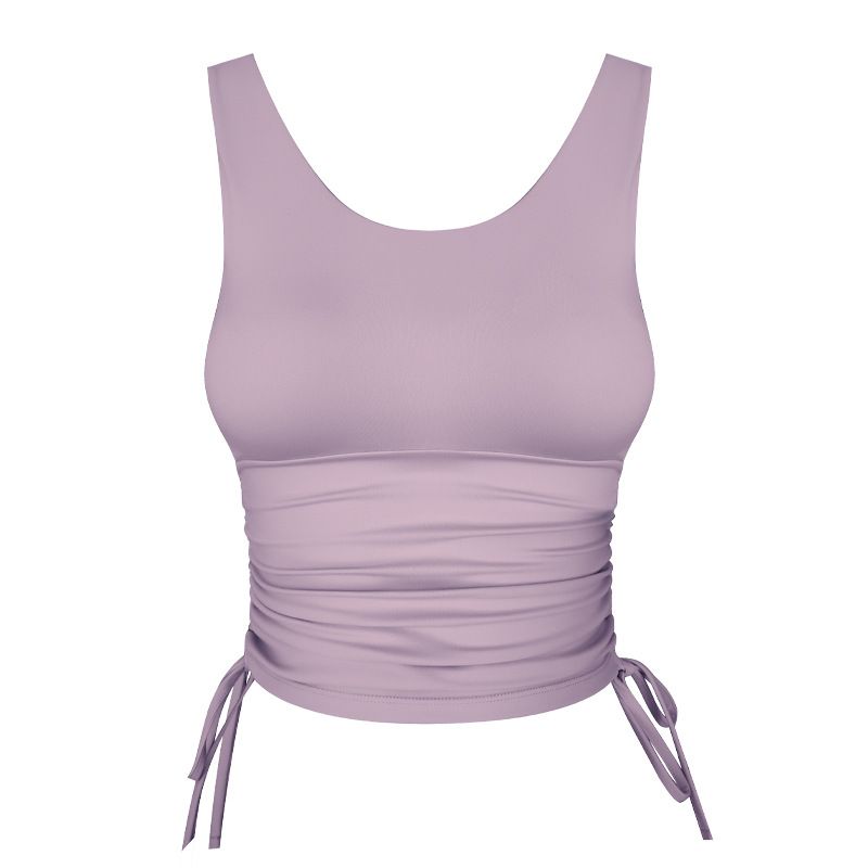 With Chest Pad Spring and Summer New Arrival Running Training Gym Sleeveless Yoga Clothes Strap Vest Female Pilates Tops Female