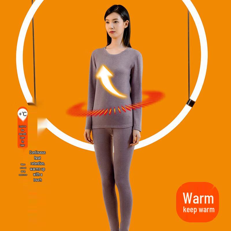 

Женский термокомплект из шерсти и шелка с флисовой подкладкой 2XL