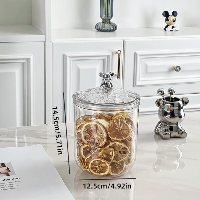 

Герметичный контейнер для хранения продуктов с крышкой, пластиковая герметичная банка для хранения, органайзер для кладовой, коробка для хранения чайных банок, коробка для хранения конфет, кухонный органайзер