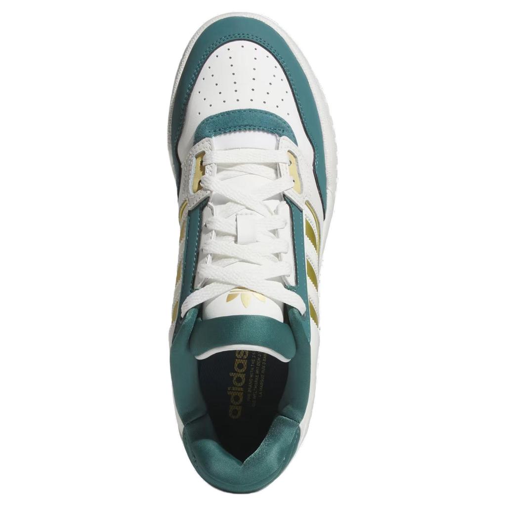 Adidas Originals Drop Step 2.0 Skateboard Shoes Unisex White Green JS3252