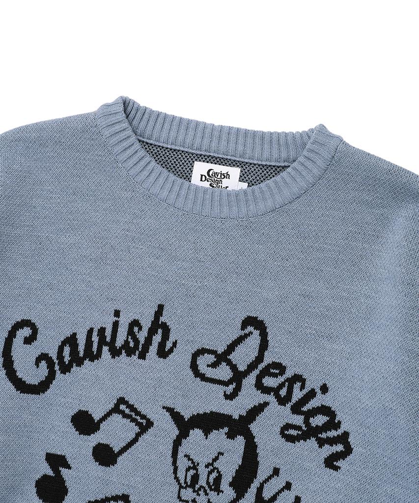 CAVISH 61Road Knit Sweater Blue(Cv2Esuk600A)