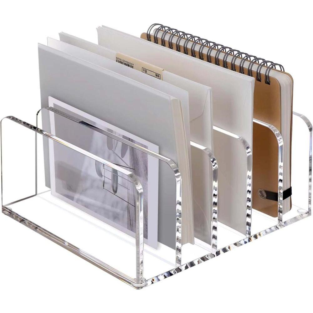 Vertical File Organizer Transparent Mail Organizer Back To School Desktop Organizer Home Decor