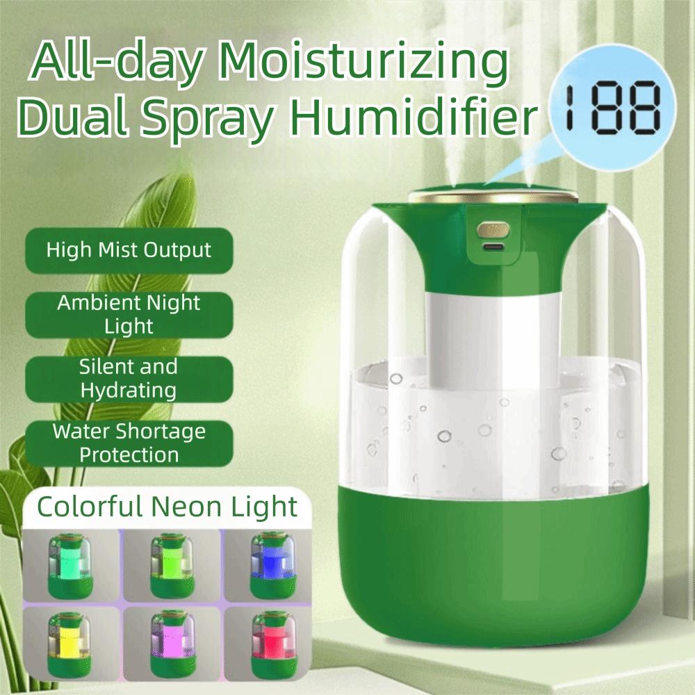 Adjustable Mist Desktop Fogger Colorful Night Light LED Mist Maker Mist Air Purifier  Home Use