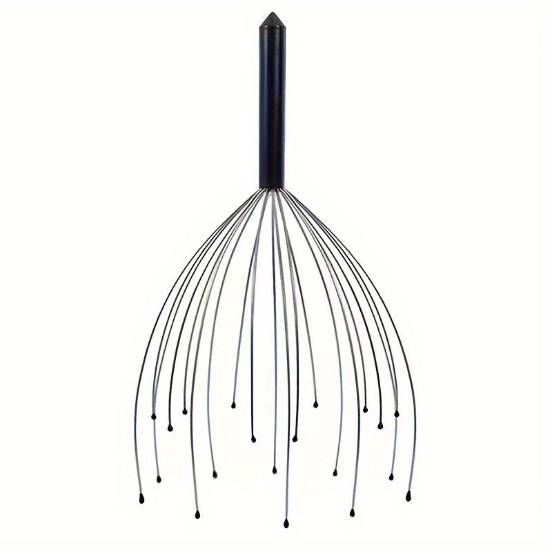 

Ручной массажер для головы Массажер для кожи головы Глубокое расслабление Массажер для головы с 20 пальцами Для скребка для кожи головы Идеально подходит для мужчин и женщин