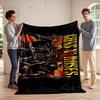 Guns N' Roses Skeleton Rock Band Design Blanket Flannel Blanket for Bedroom, Living Room, Sofa, and Nap Sofas.
