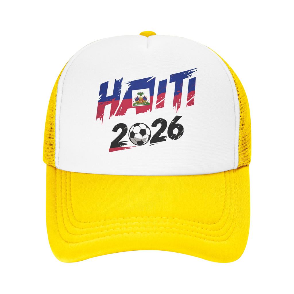 Haiti Football Match Mesh Baseball Cap Unisex Women Casual Sun Hat Canada Mexico Usa Dad Hat Adjustable Summer Trucker Hats