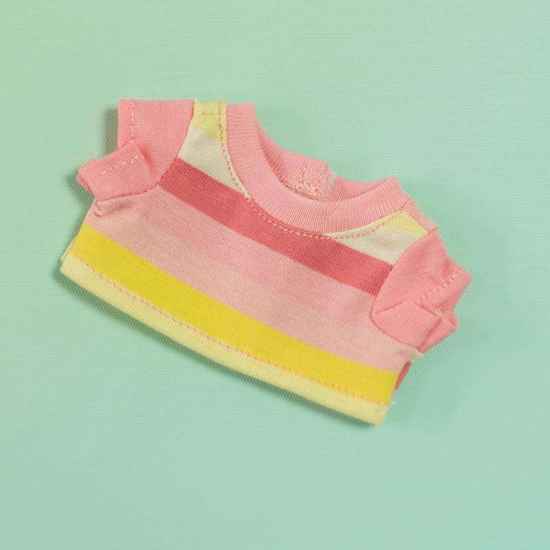 Clothing Plush Toy Clothes Tshirt Work Pant Set For Doll Costume Display