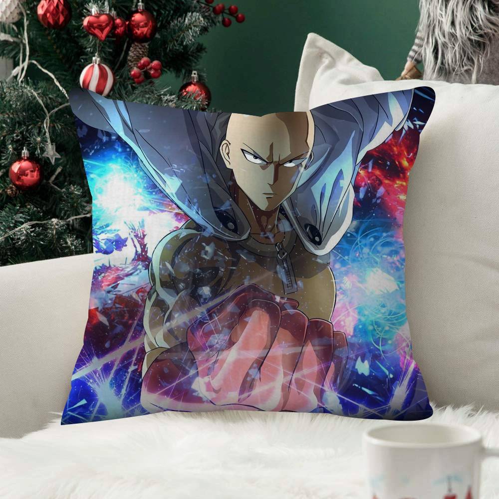 OOne PPunch Man Anime Pillow Cushion Cover Pillowcase Living Room Sofa Home Decorative Pillowcase