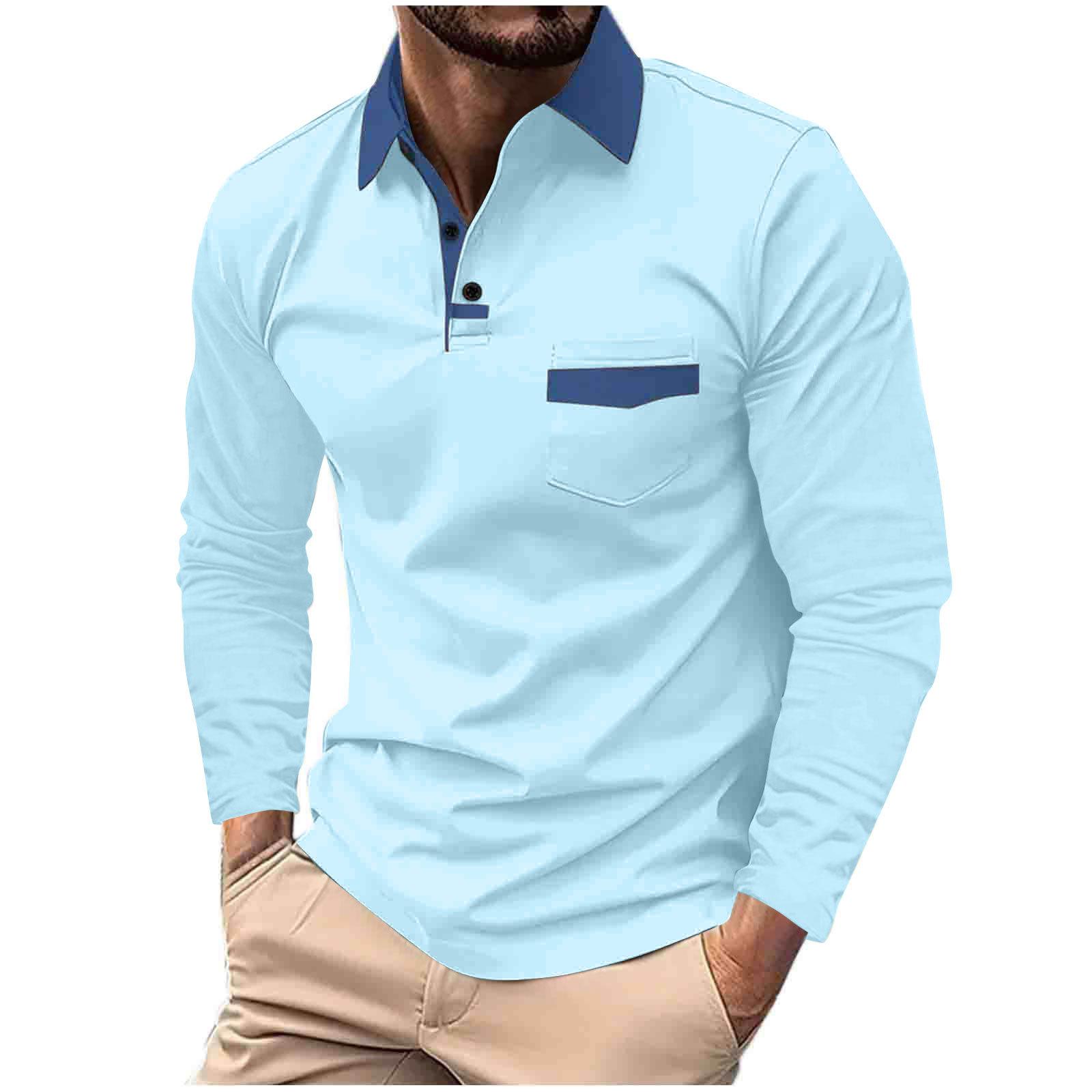 

2026 Spring and Autumn New Men s Loose POLO Shirt Fashion Men s Lapel Long Sleeve Polo Casual Loose Outstanding Shirt Long Sleeve Polo Shirt 3XL