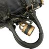 Chloe Paddington Mini Handbag Dark Green Women Used