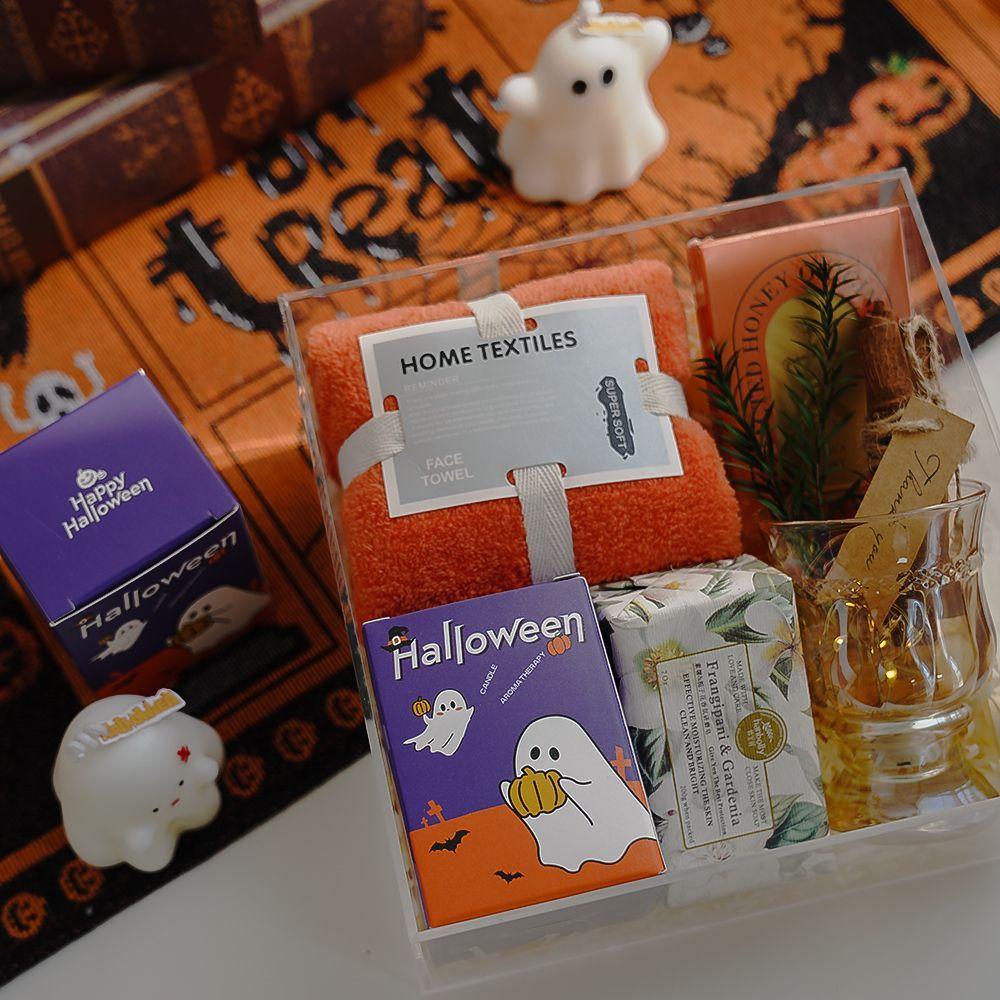 Halloween Ghost Scented Candle Scented Atmosphere Cute Niche Handmade Fragrance Modeling Wax Prop Ornament Aromatherapy Candles