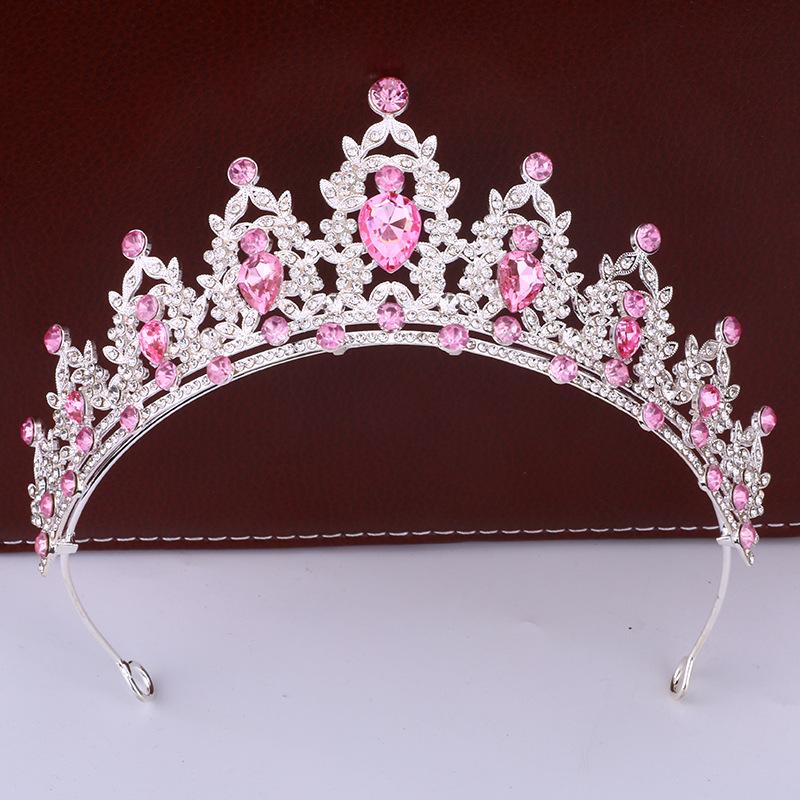 Bridal Crown Headdress Luxury Queen Hairband Wedding Alloy Rhinestone Hair Accessory Crown