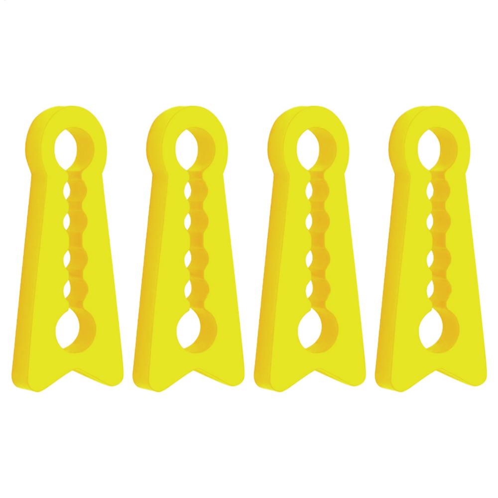 

4pcs Car Door Shock Absorber Car Silicone Bumper Cushion Automotive Door Damping Pads For Interior Truck Sedan SUV RV Vehicle жовтий