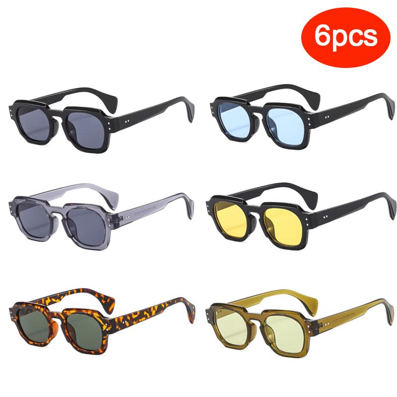 Protective Glasses Fashion Square Women Luxury Brand Sunglasses Retro Designer Men Trending Black Grey Sun Glasses Shades UV400